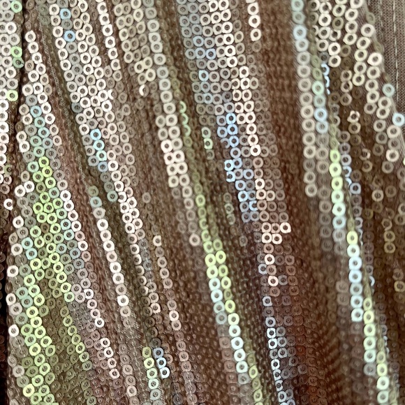 Venus Women's Pink & Gold Sequin Top with Adjustable Belt 🎀 NWT - Picture 4 of 5